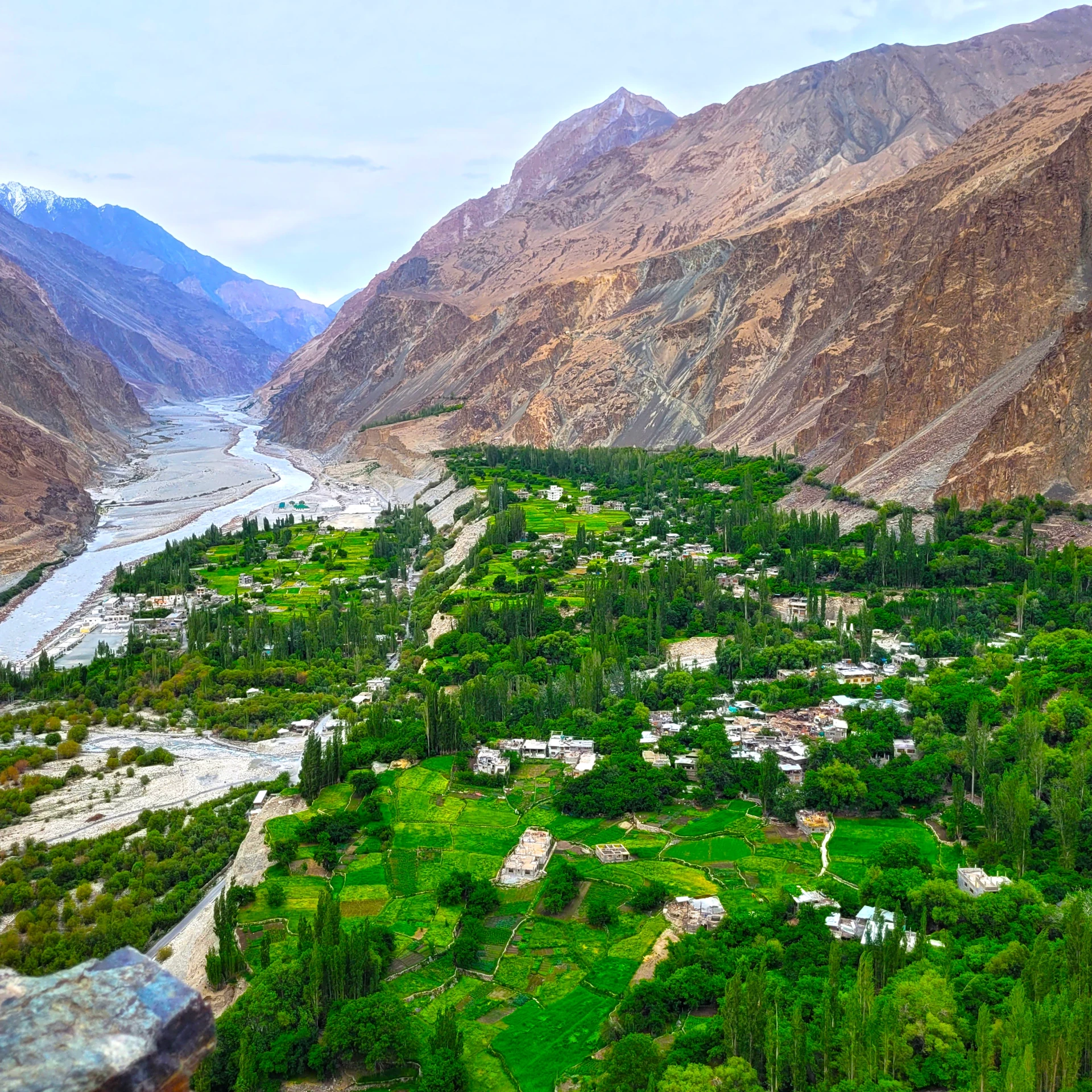 discover turtuk view of turtuk from turtuk fort