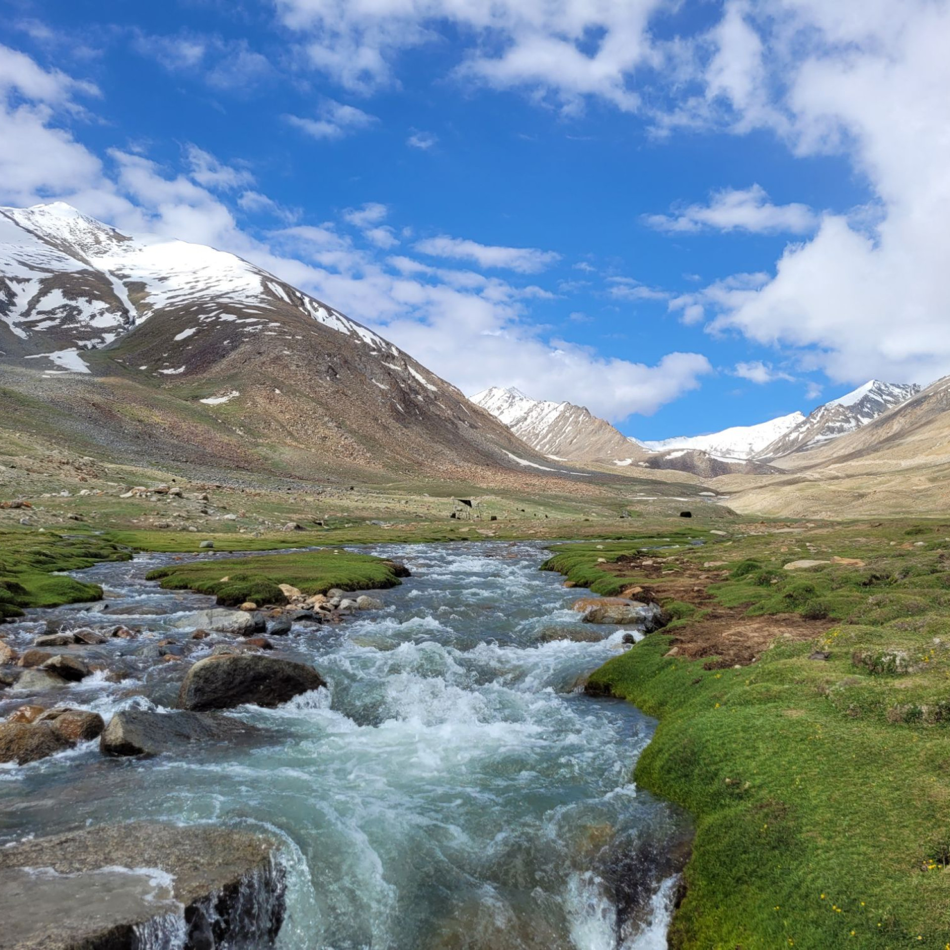 the mesmerizing Icey water of pangchenmo , way from leh to nubra valley